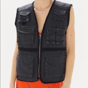 Urban Outfitters Clyde Zip-Front Utility Vest
